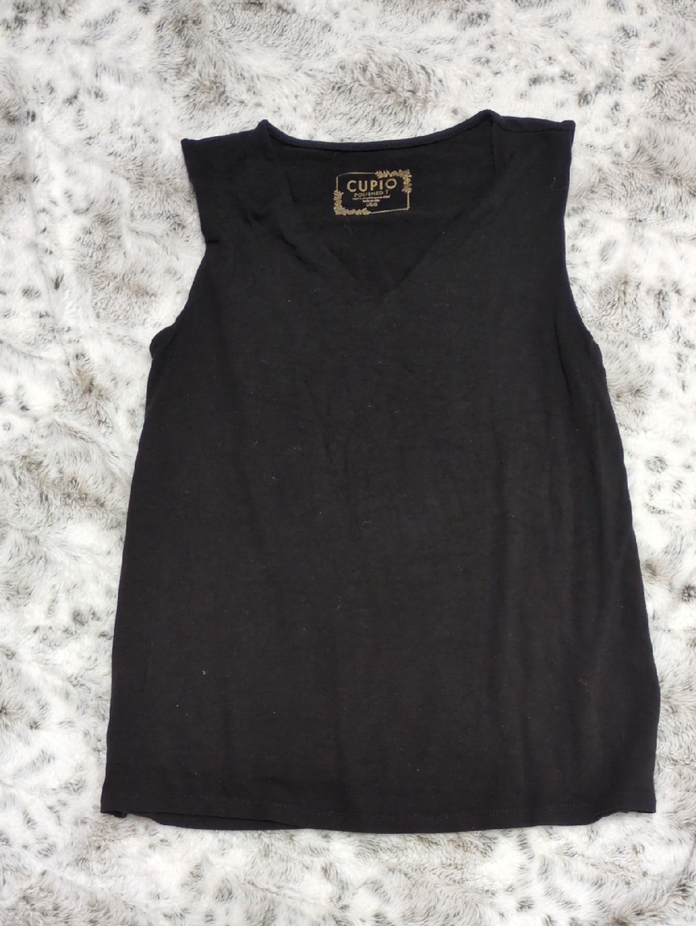 $5 MOVING SALE! Cupio Black V-Neck Sleeveless Tank Top